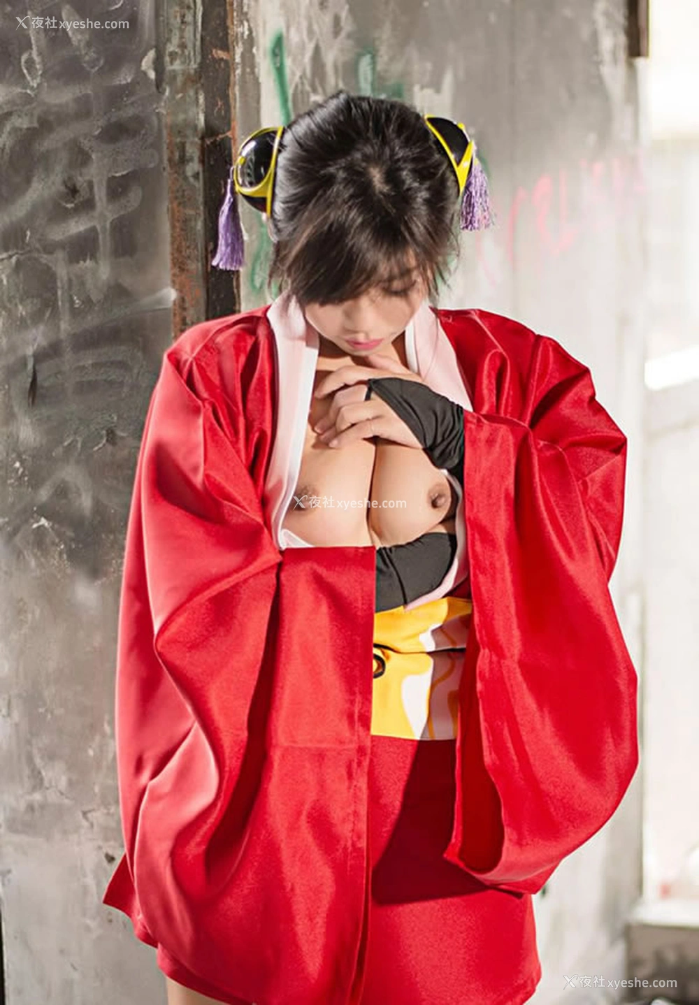 1P - JVID写真神乐完美COS银魂无圣光套图