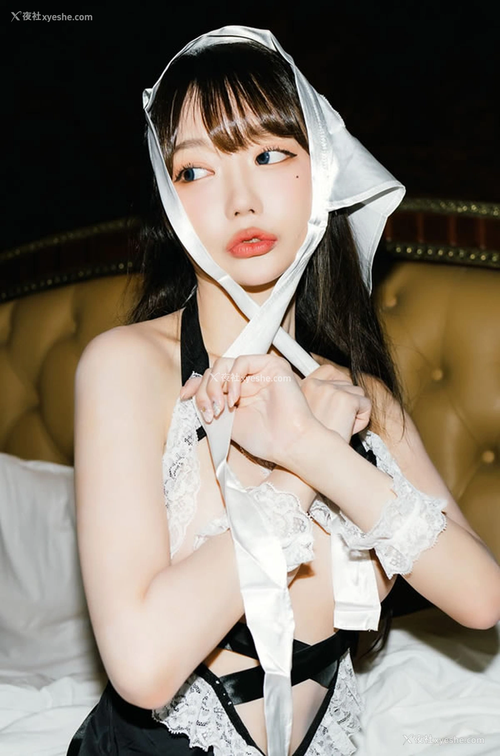 1P - 可爱女仆Jucy黑白系水滴子无圣光图集