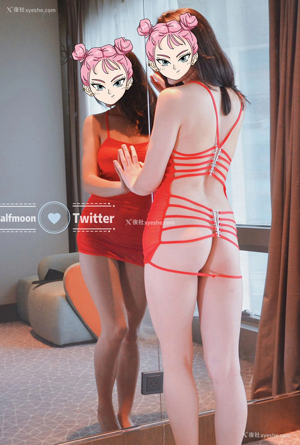 1P - 摄影师Halfmoon镜头下的美女尺度私拍合集5