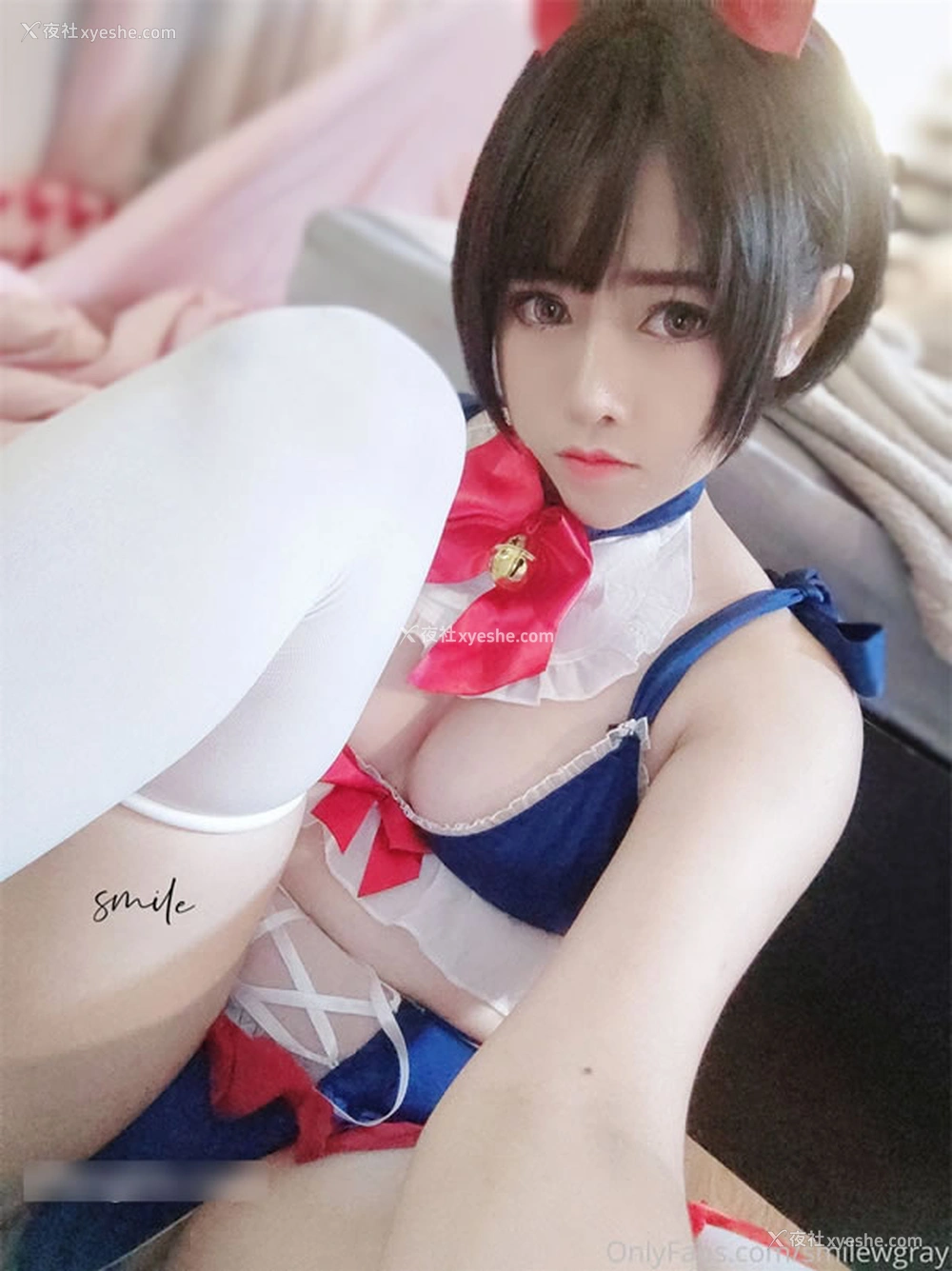 1P - 网红Coser美女Smil私拍尺度人体合集2