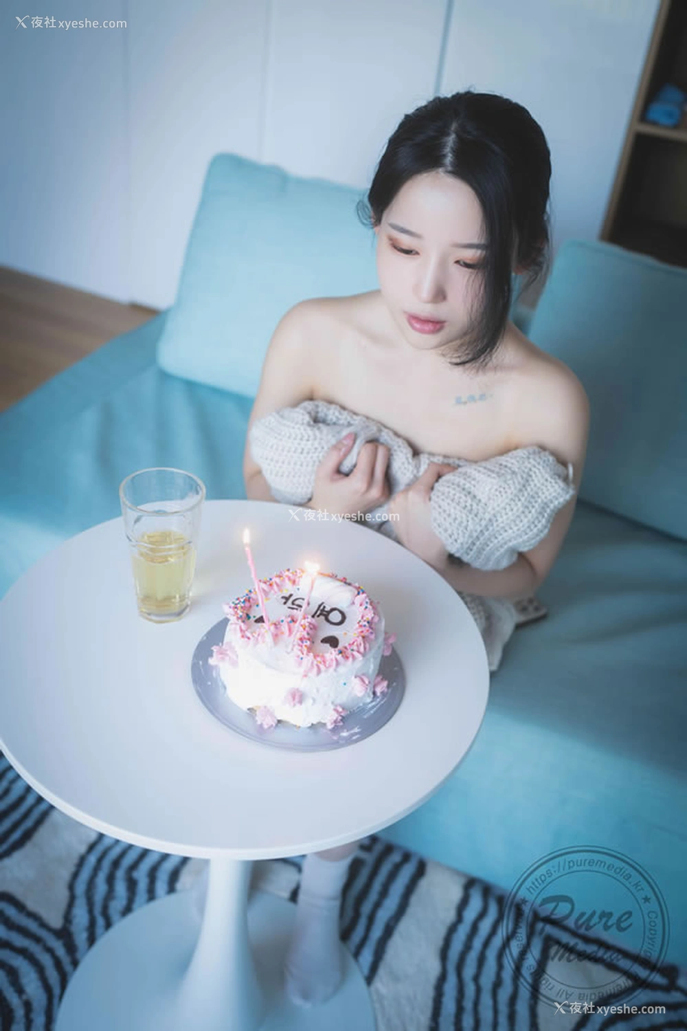 1P - 漂亮小姐姐Yeha生日会Cream Pie无圣光图集