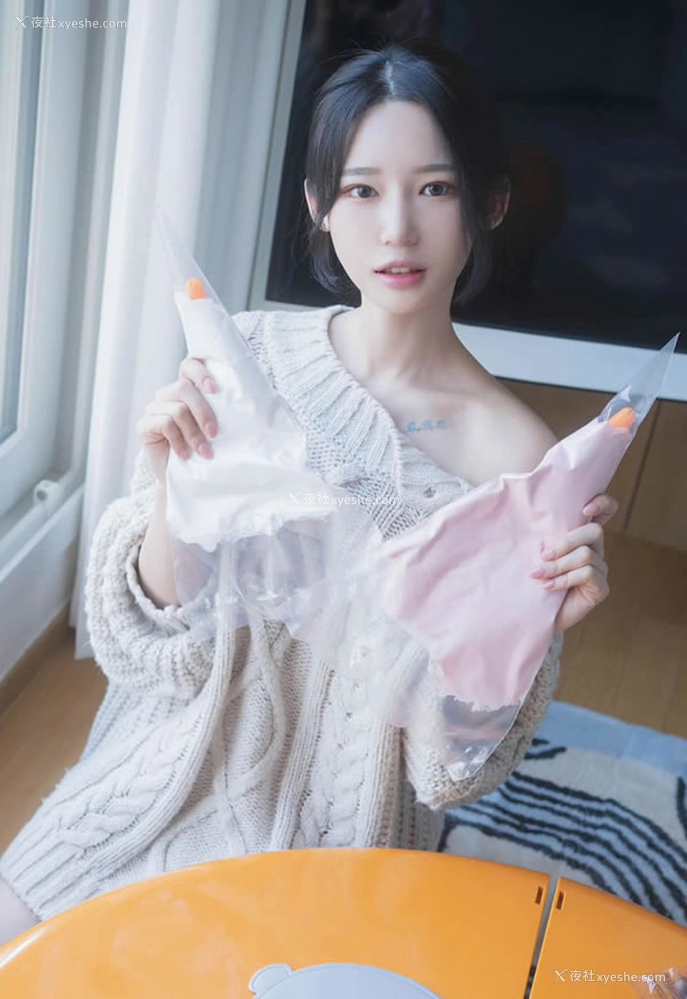1P - 漂亮小姐姐Yeha生日会Cream Pie无圣光图集