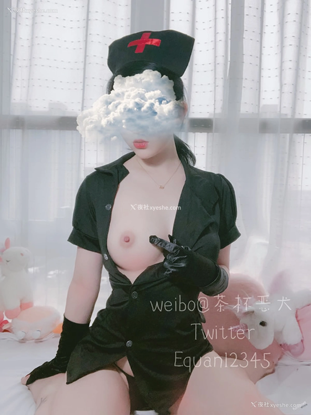 1P - 推特恶犬小姐姐堕落的黑护士无圣光套图
