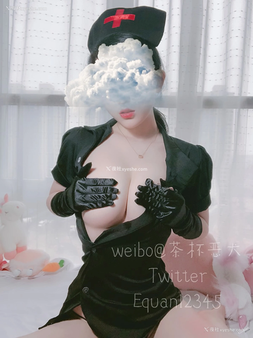 1P - 推特恶犬小姐姐堕落的黑护士无圣光套图