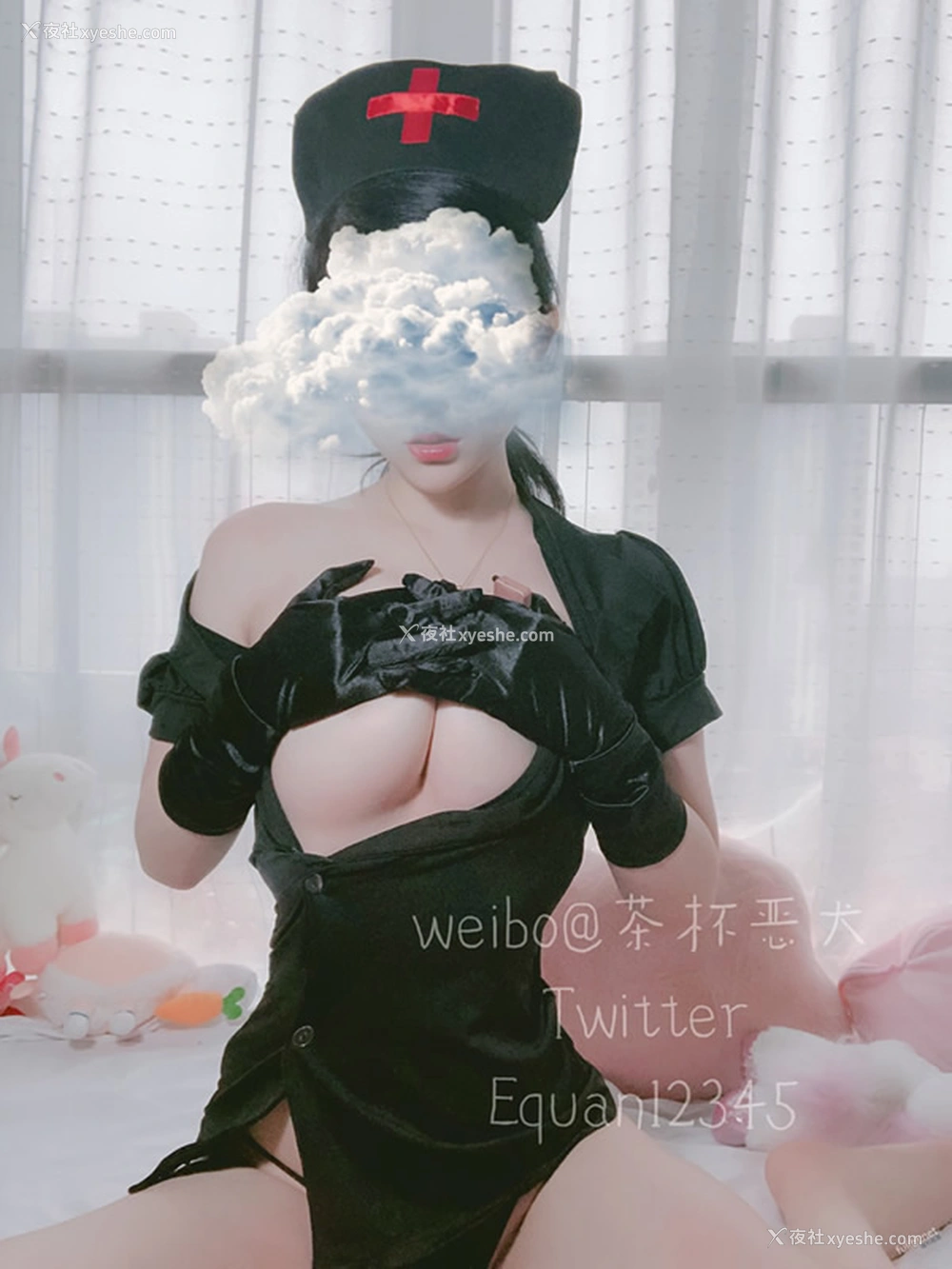 1P - 推特恶犬小姐姐堕落的黑护士无圣光套图