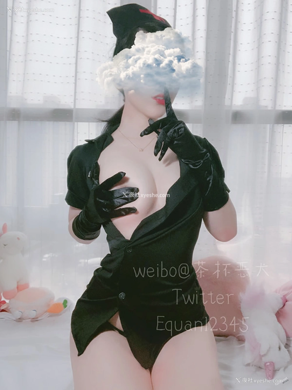 1P - 推特恶犬小姐姐堕落的黑护士无圣光套图