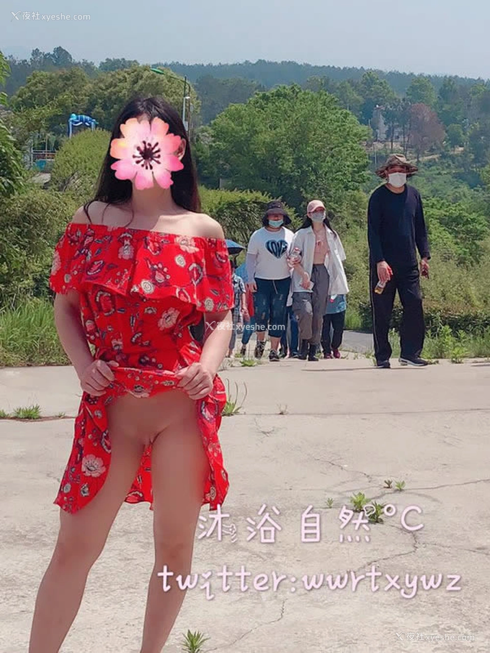 1P - 推特沐浴自然°C露出无圣光视图集2