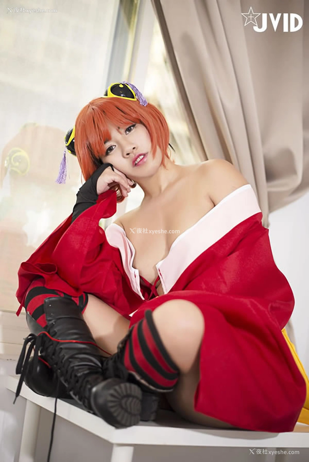 1P - JVID写真神乐完美COS银魂无圣光套图2
