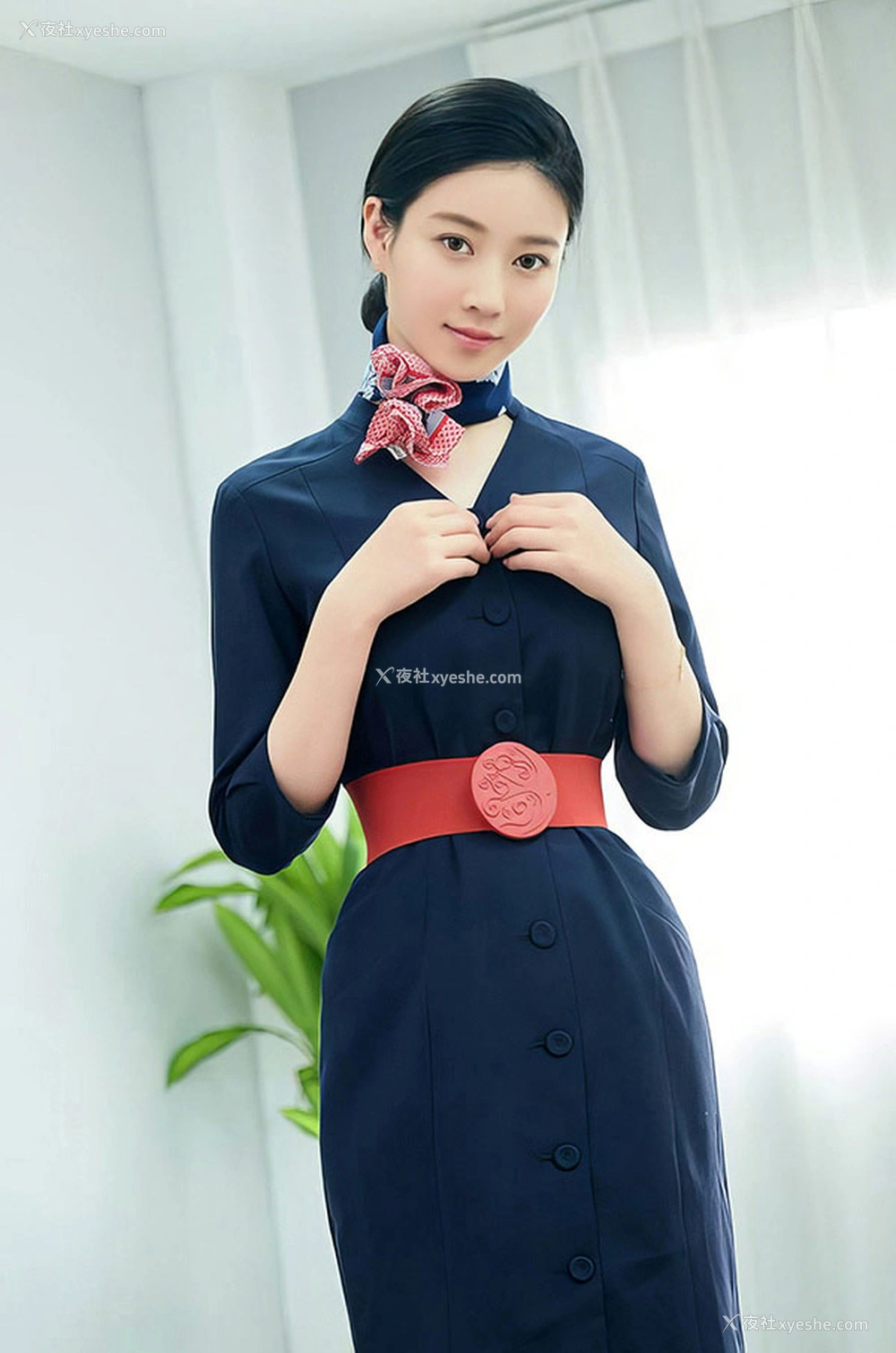 1P - 极品女神年年端庄秀丽的空姐无圣光美图