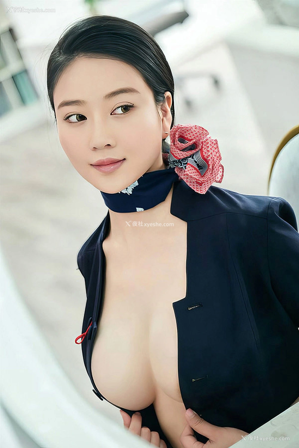 1P - 极品女神年年端庄秀丽的空姐无圣光美图