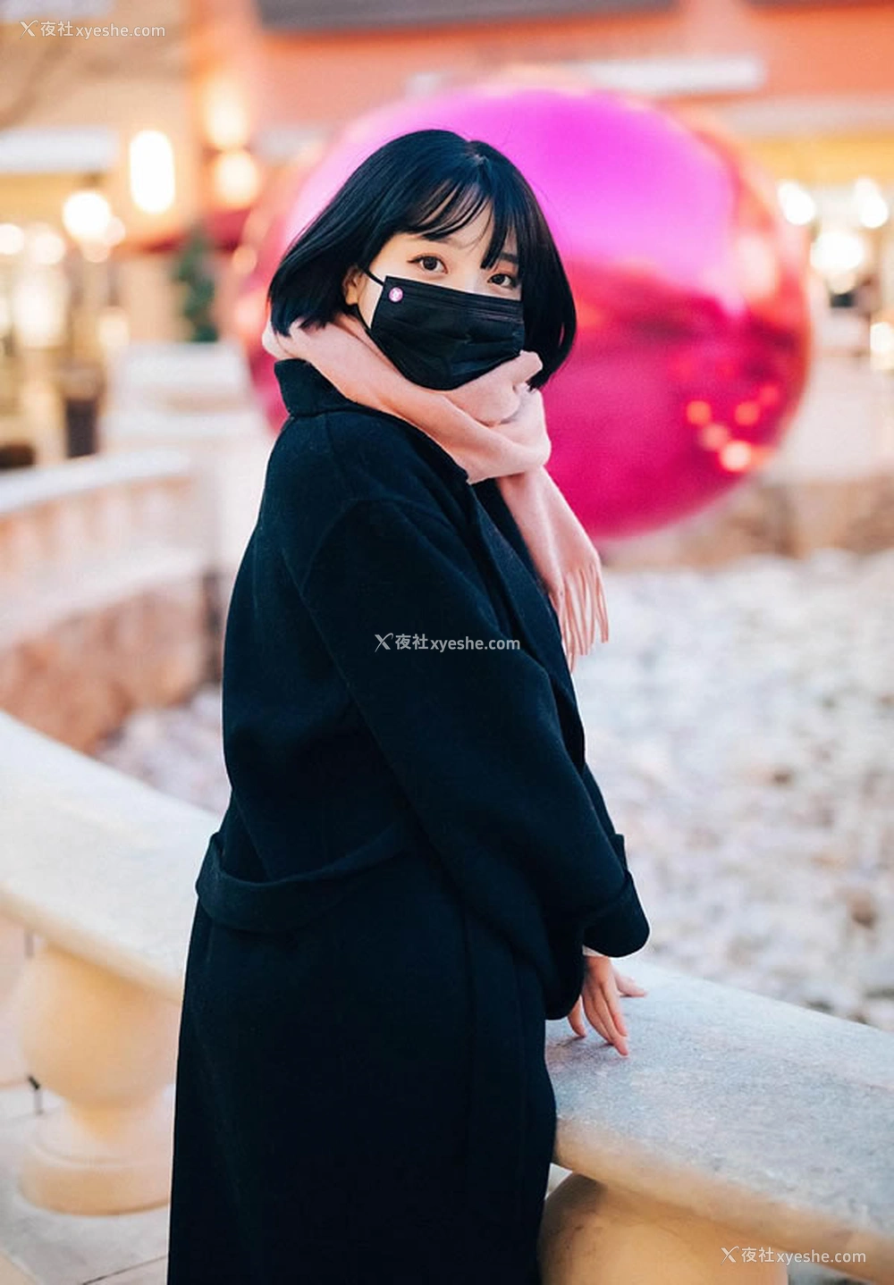 1P - 粉嫩美女孙乐乐Son Yeeun – 冬日楼梯露出