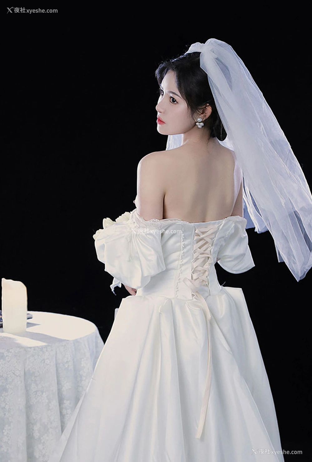 1P - 福利姬桃暖酱 婚纱礼服无圣光唯美图集
