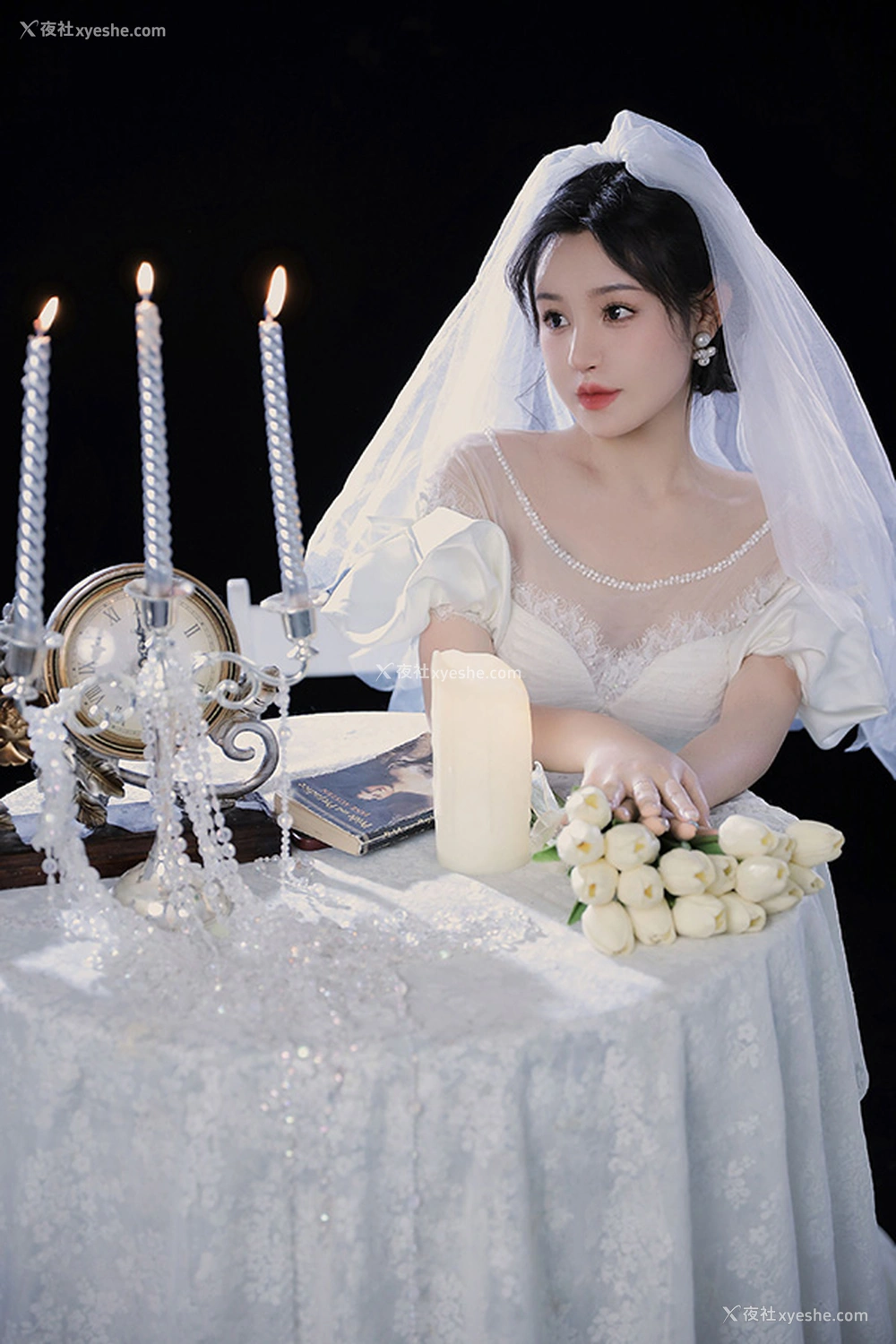1P - 福利姬桃暖酱 婚纱礼服无圣光唯美图集