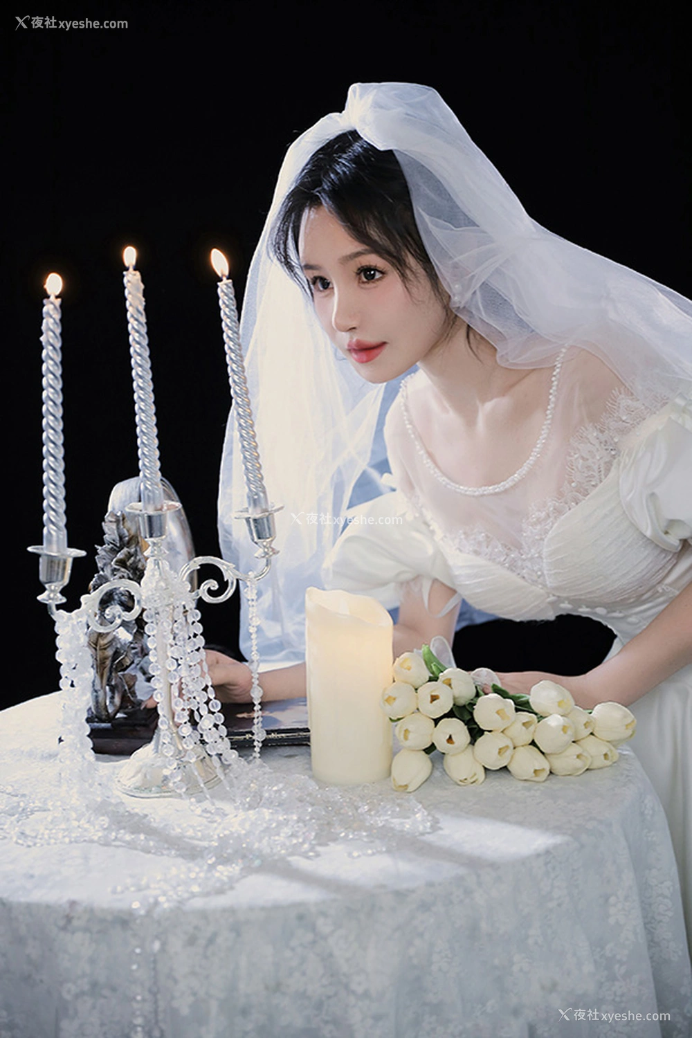 1P - 福利姬桃暖酱 婚纱礼服无圣光唯美图集