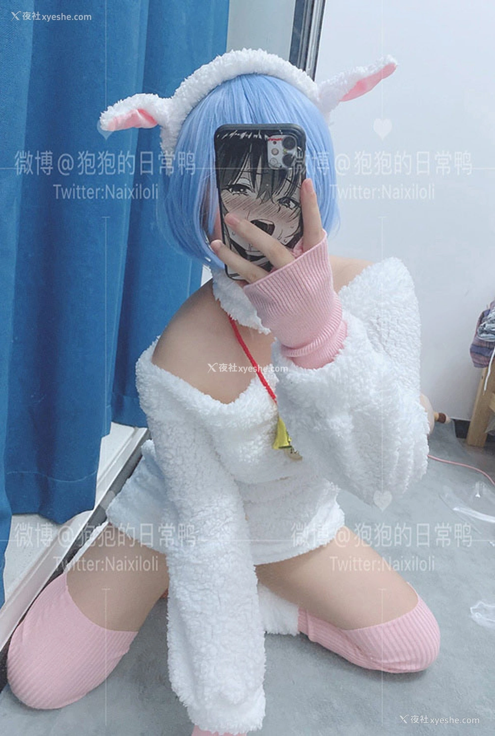 1P - 福利姬狍崽饭狍狍的日常鸭 绵羊福利图