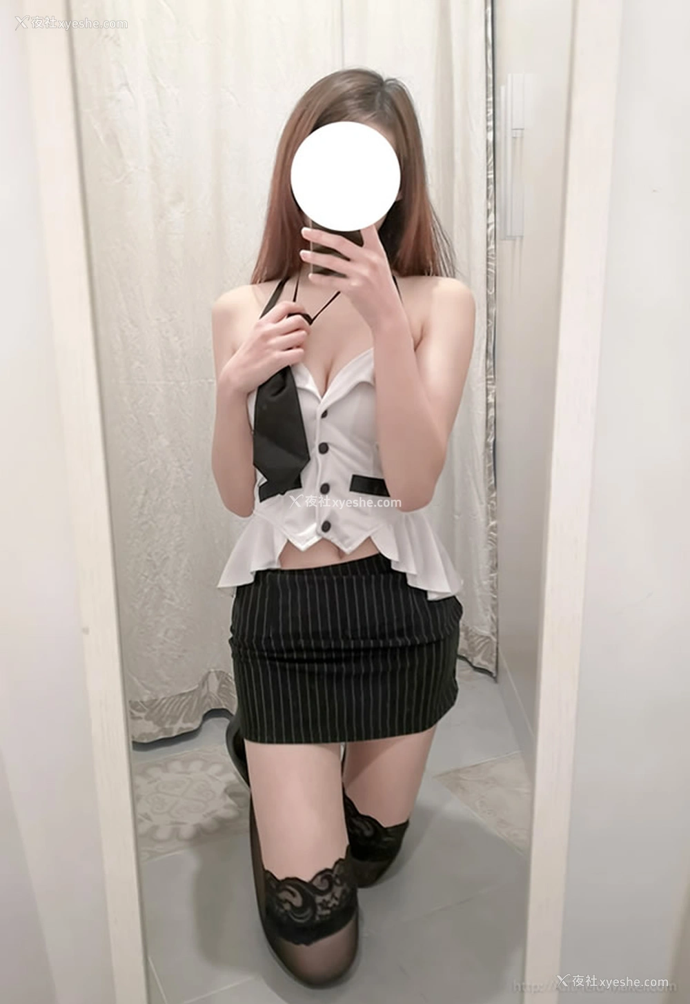 1P - 白虎福利姬Tsubaki童颜巨乳 包臀裙女教师