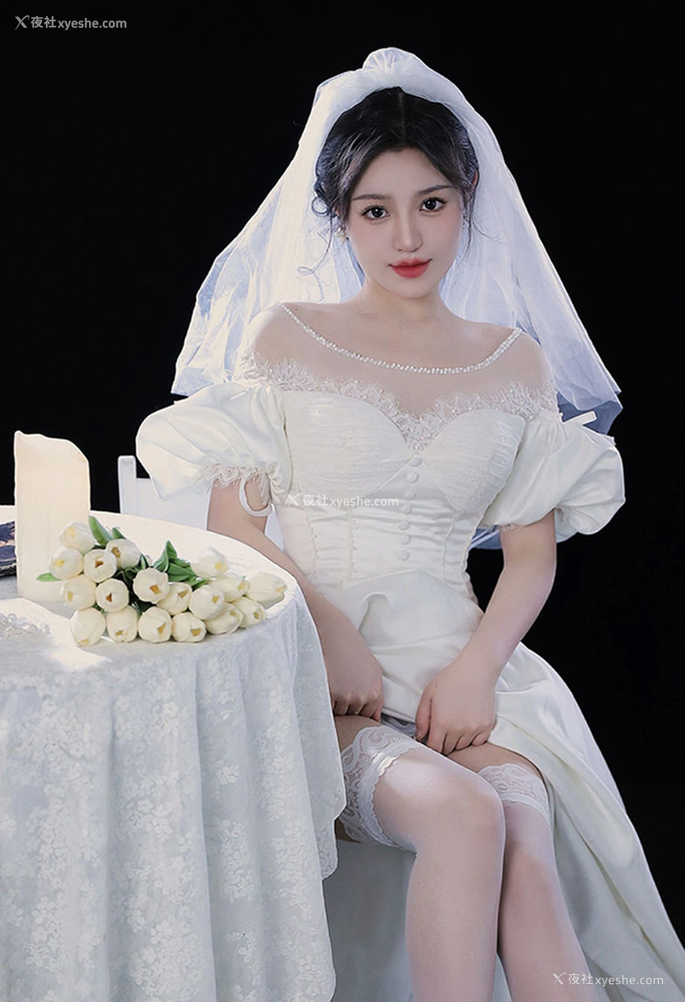 1P - 福利姬桃暖酱 婚纱礼服无圣光唯美图集2