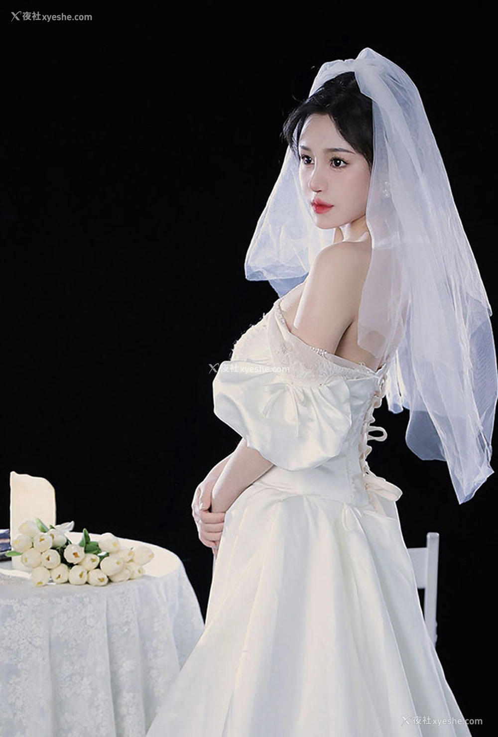 1P - 福利姬桃暖酱 婚纱礼服无圣光唯美图集2