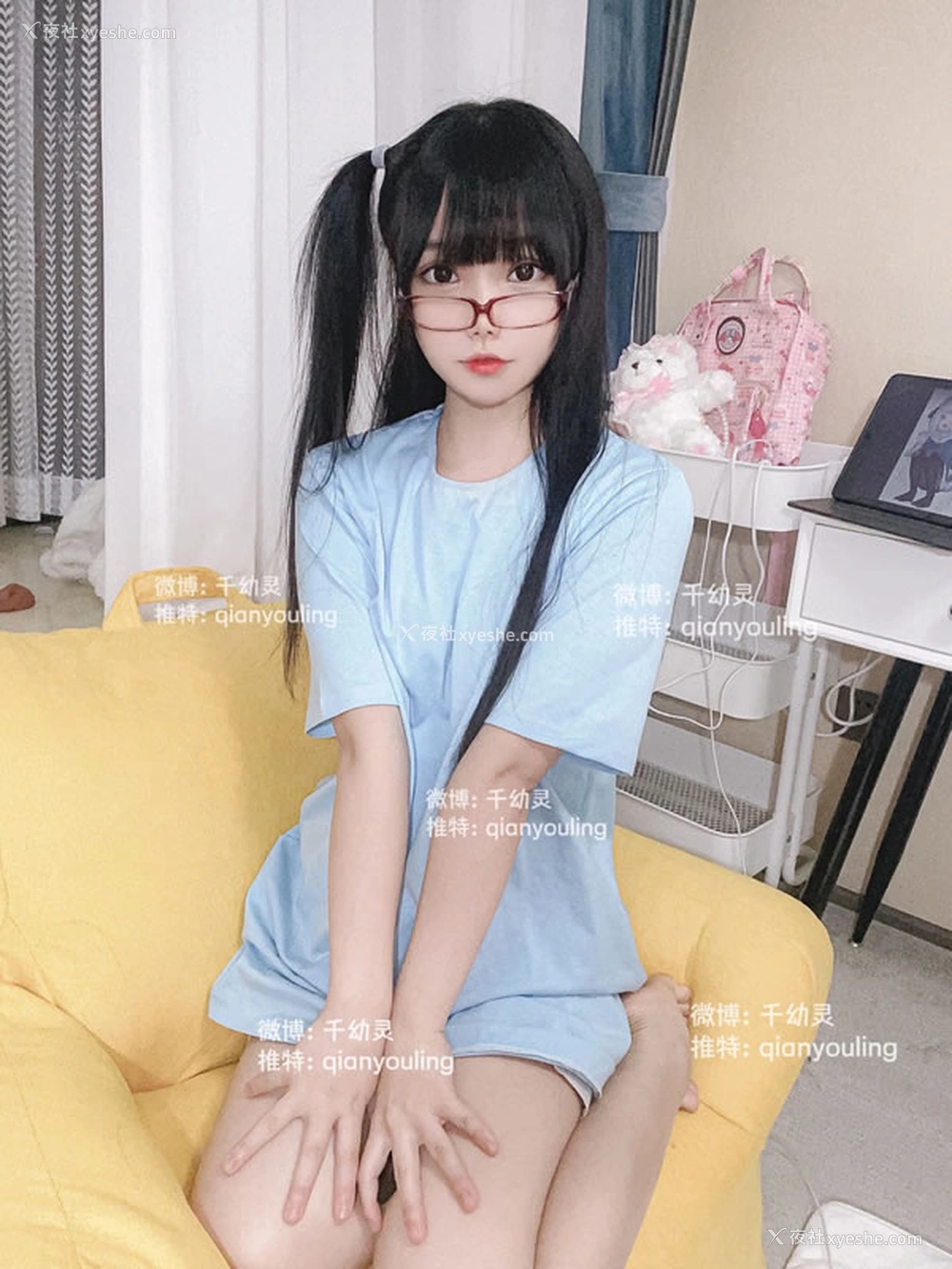 1P - 可爱福利姬@千幼灵 – 血小板私拍图集