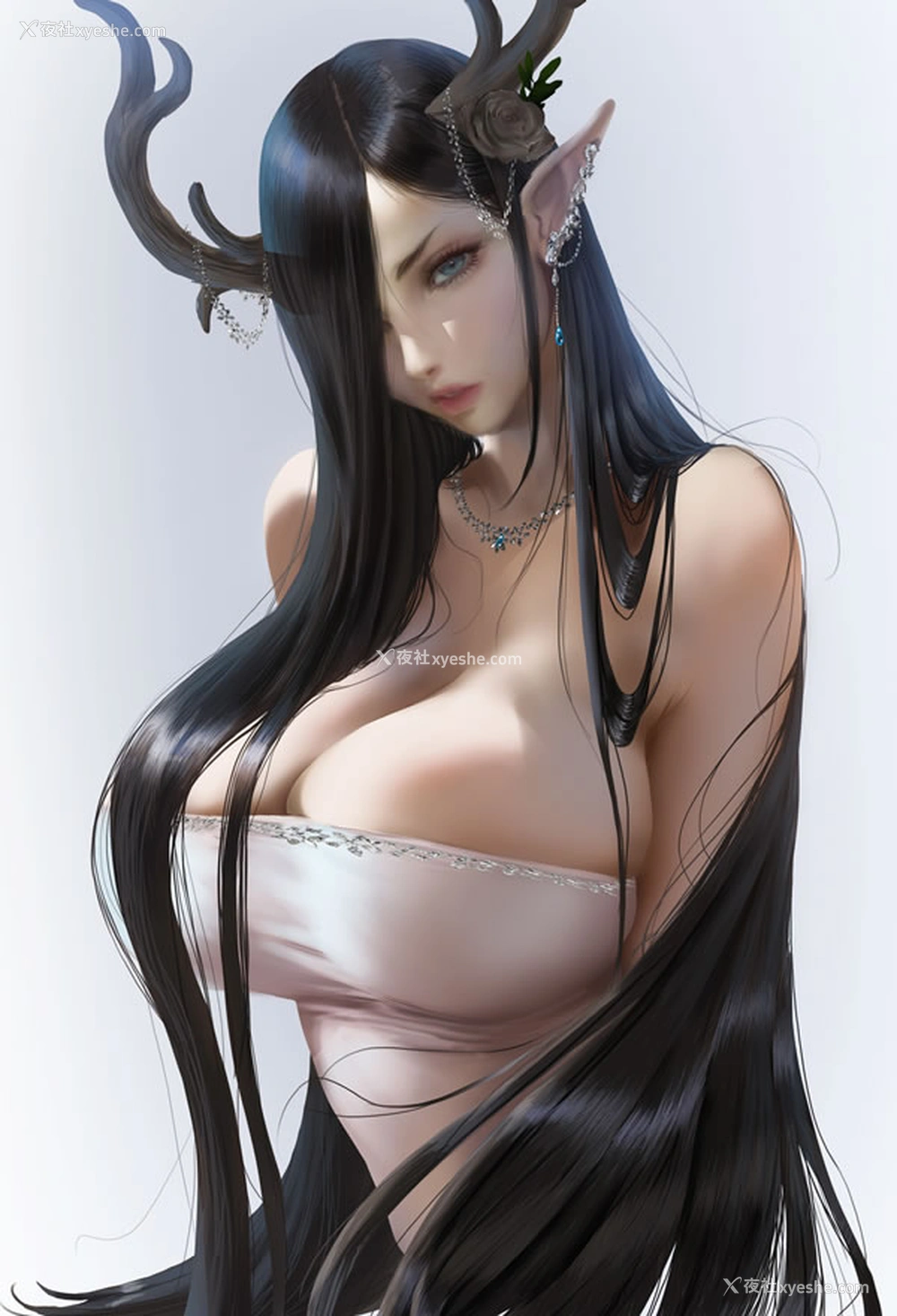 1P - 神级画师@Sakimi Chan 无圣光人体画作合集5