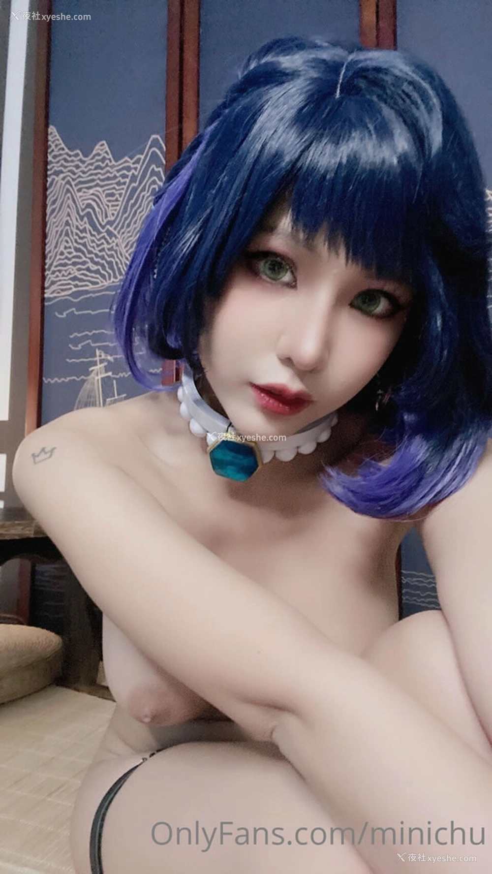 1P - 丰满美女Minichu复古改良旗袍无圣光图集