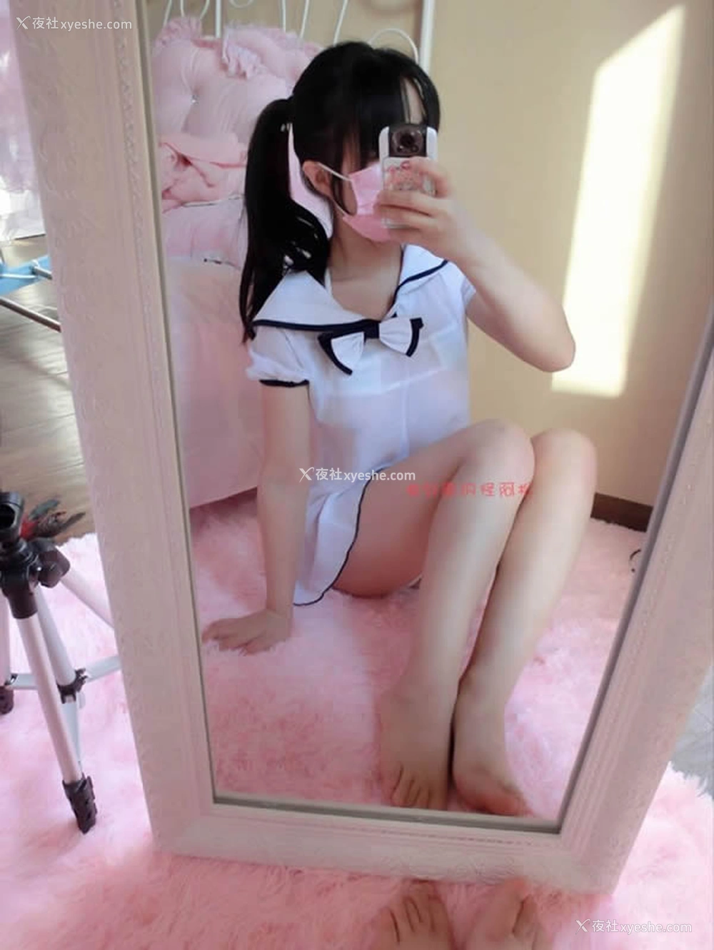1P - 萝莉网红邻座的怪阿松VIP无圣光套图5