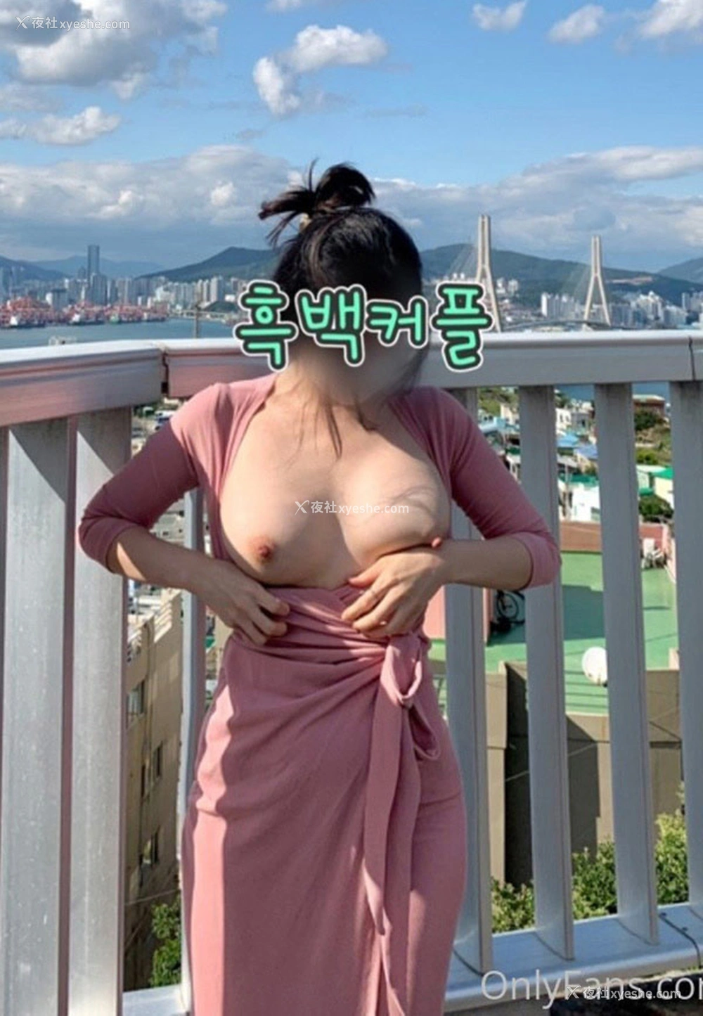 1P - 露出系白虎网红@bw_couple 尺度视图集