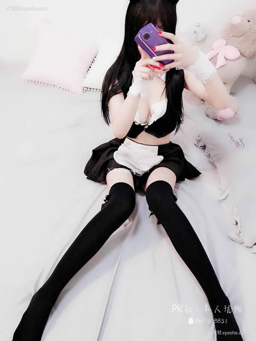 1P - PR社少女私人玩物爱牛奶的小黑猫无圣光套图