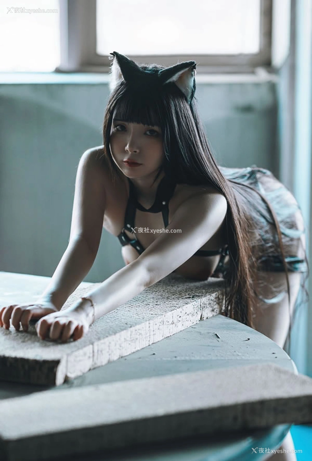 1P - 福利姬落落Raku－黑猫无圣光图集