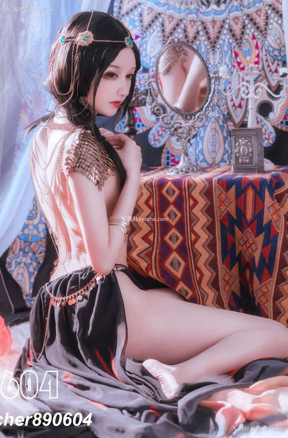 1P - 摄影师黄金王作品-绿洲舞娘无圣光套图