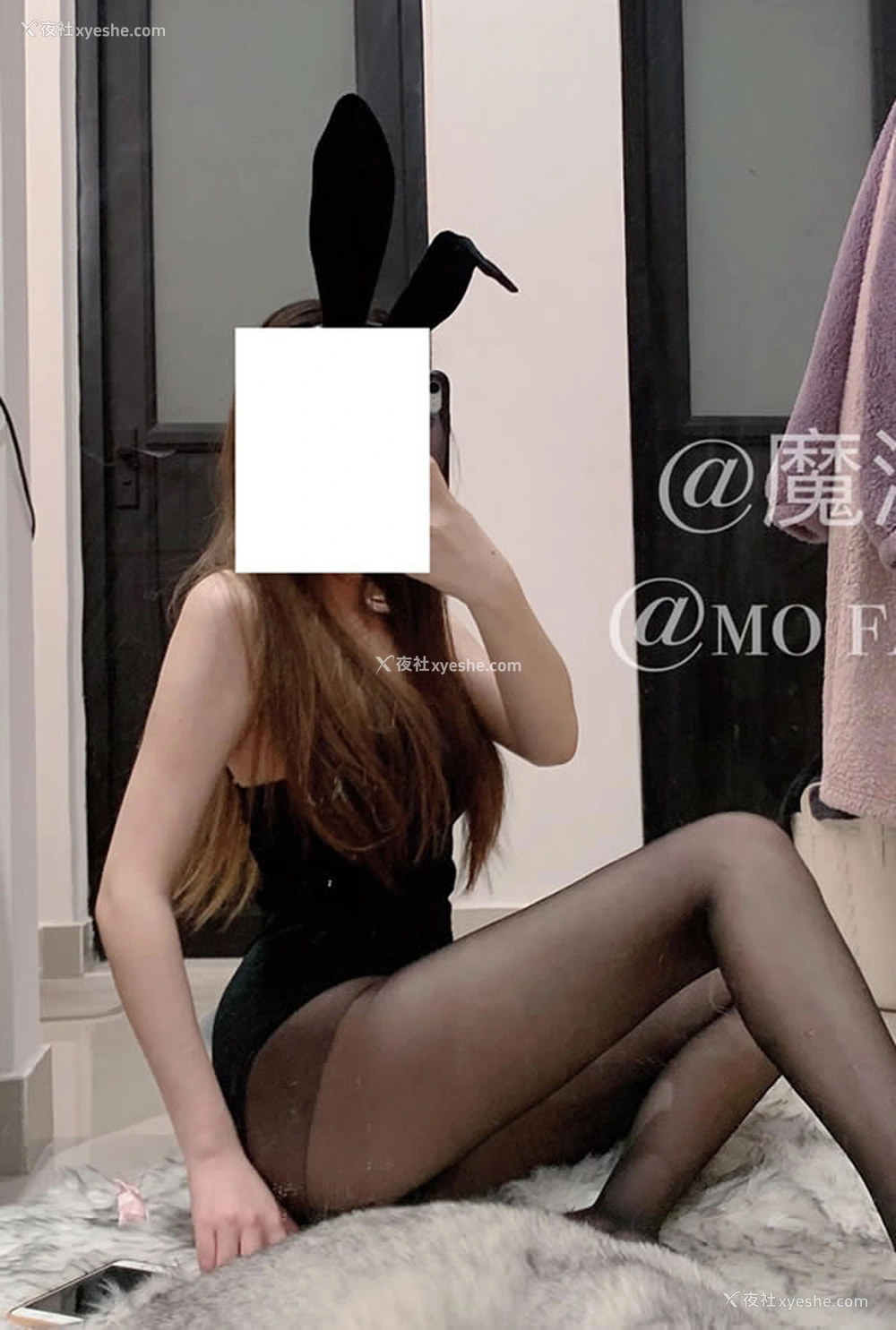 1P - 魔法秋秋-兔女 喵喵er2020.4空姐无圣光套图
