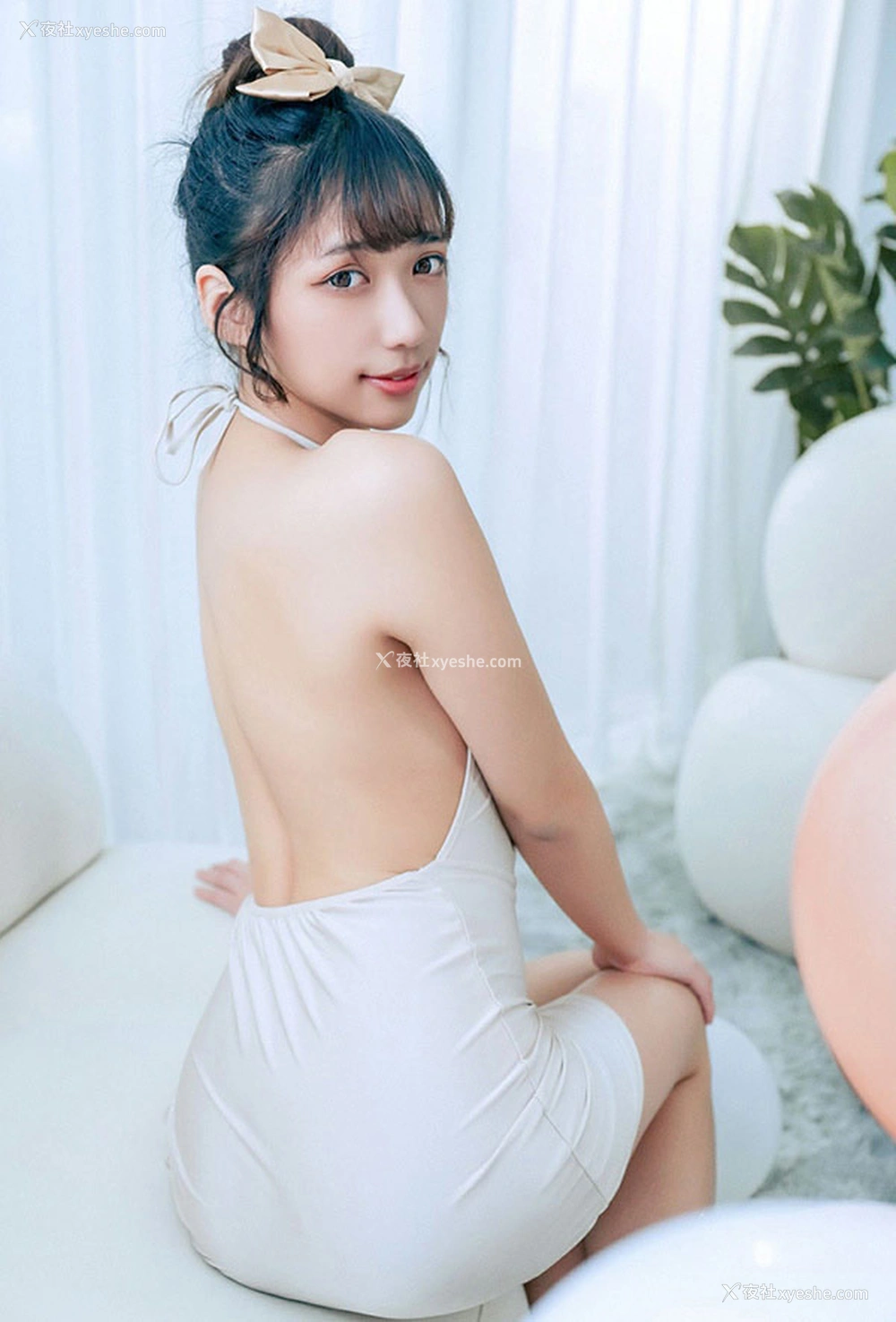 1P - 混血美女井野奈吊带短裙无圣光人体