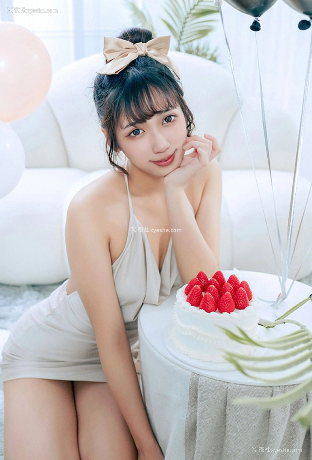 1P - 混血美女井野奈吊带短裙无圣光人体