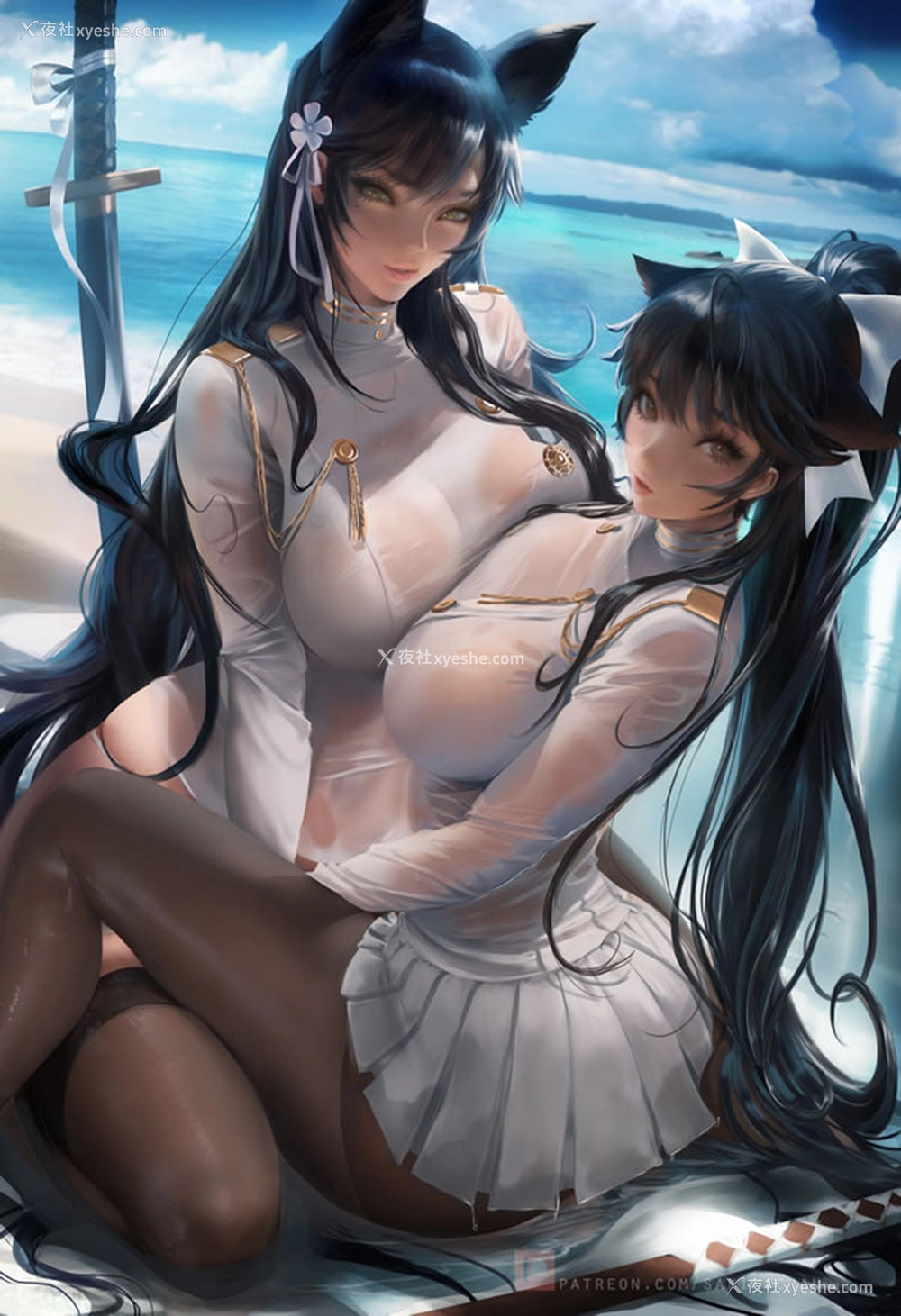 1P - 神级画师@Sakimi Chan 无圣光人体画作合集6