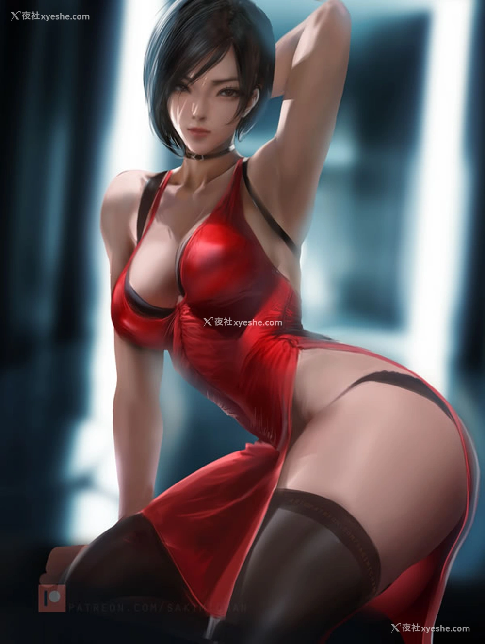 1P - 神级画师@Sakimi Chan 无圣光人体画作合集6