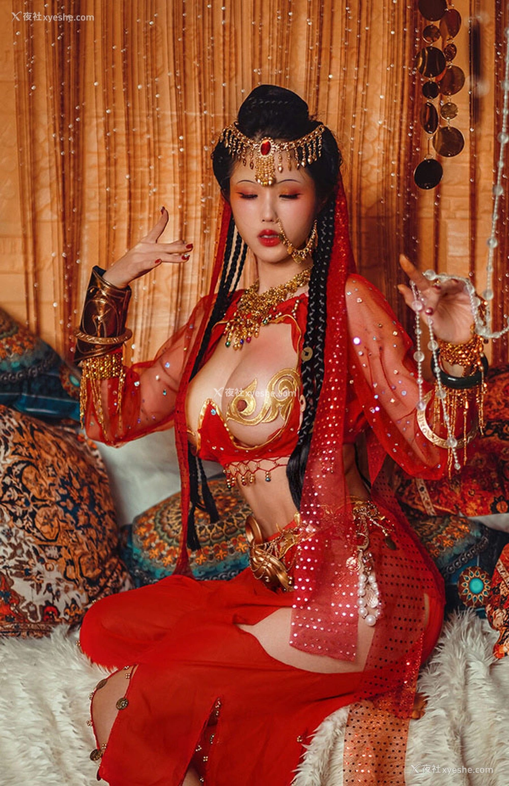 1P - 福利姬钛合金TiTi 塞上红鸾唯美视图