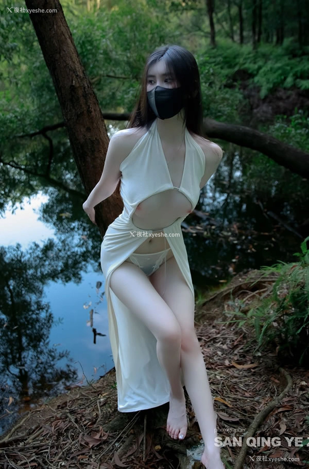 1P - 摄影师三青叶子御用模特Mia无圣光唯美图集