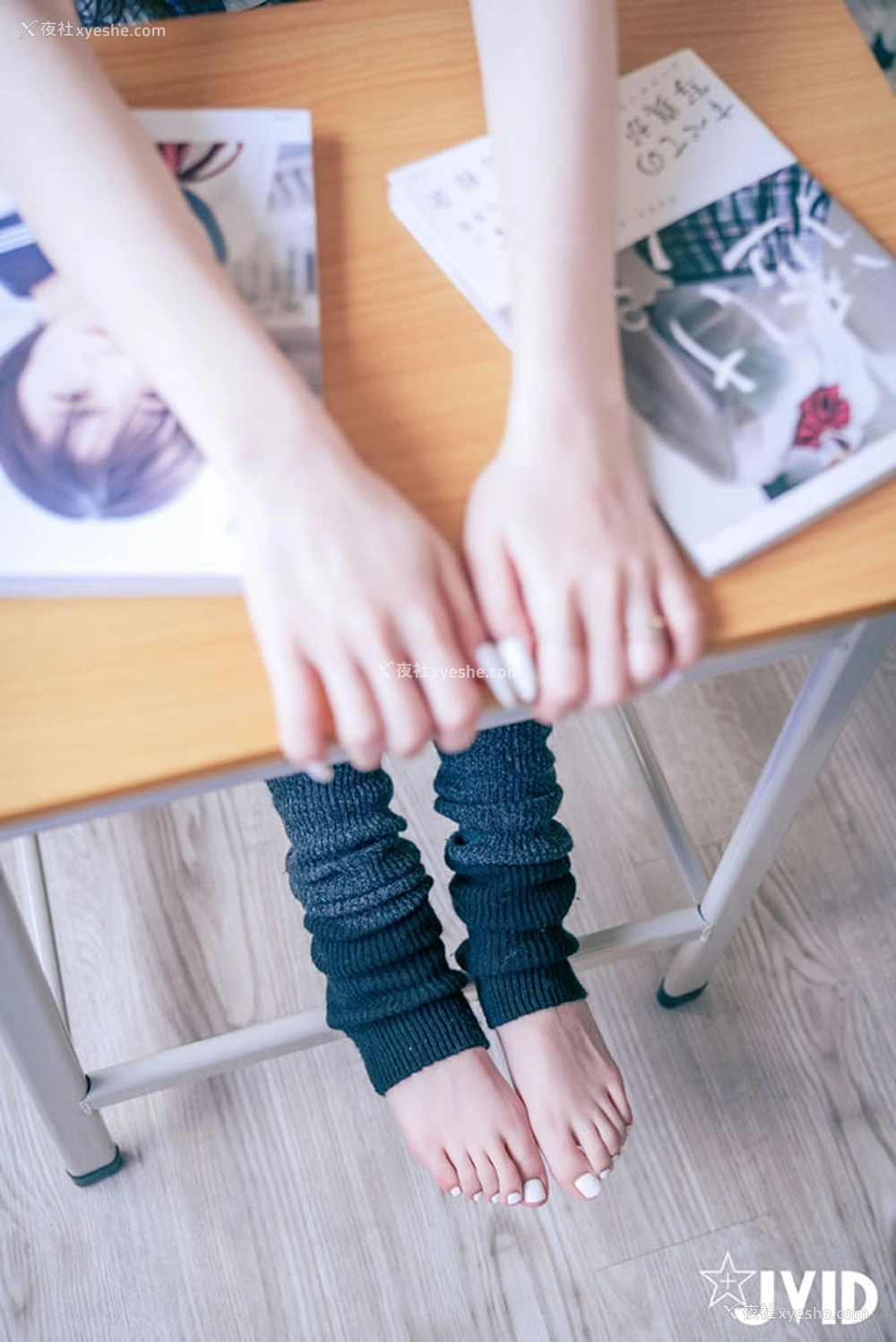 1P - 白衣JK美少女优伊的周末补课日无圣光图集
