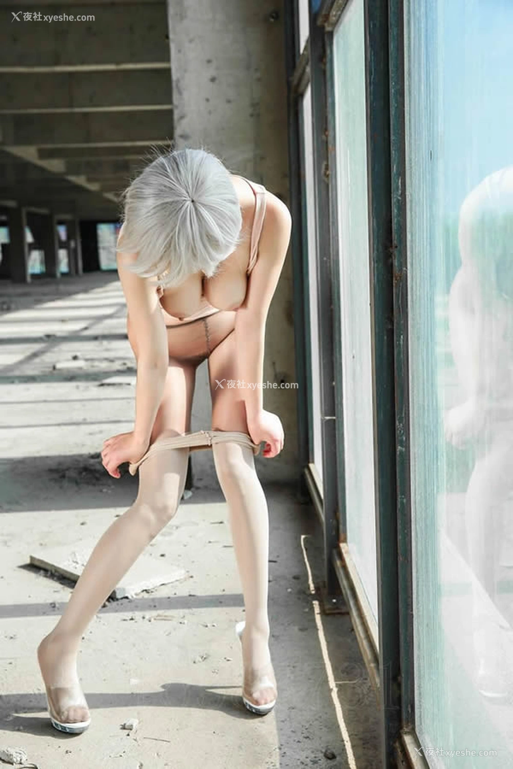 1P - AISS爱丝T007钻石无圣光丝袜人体艺术套图