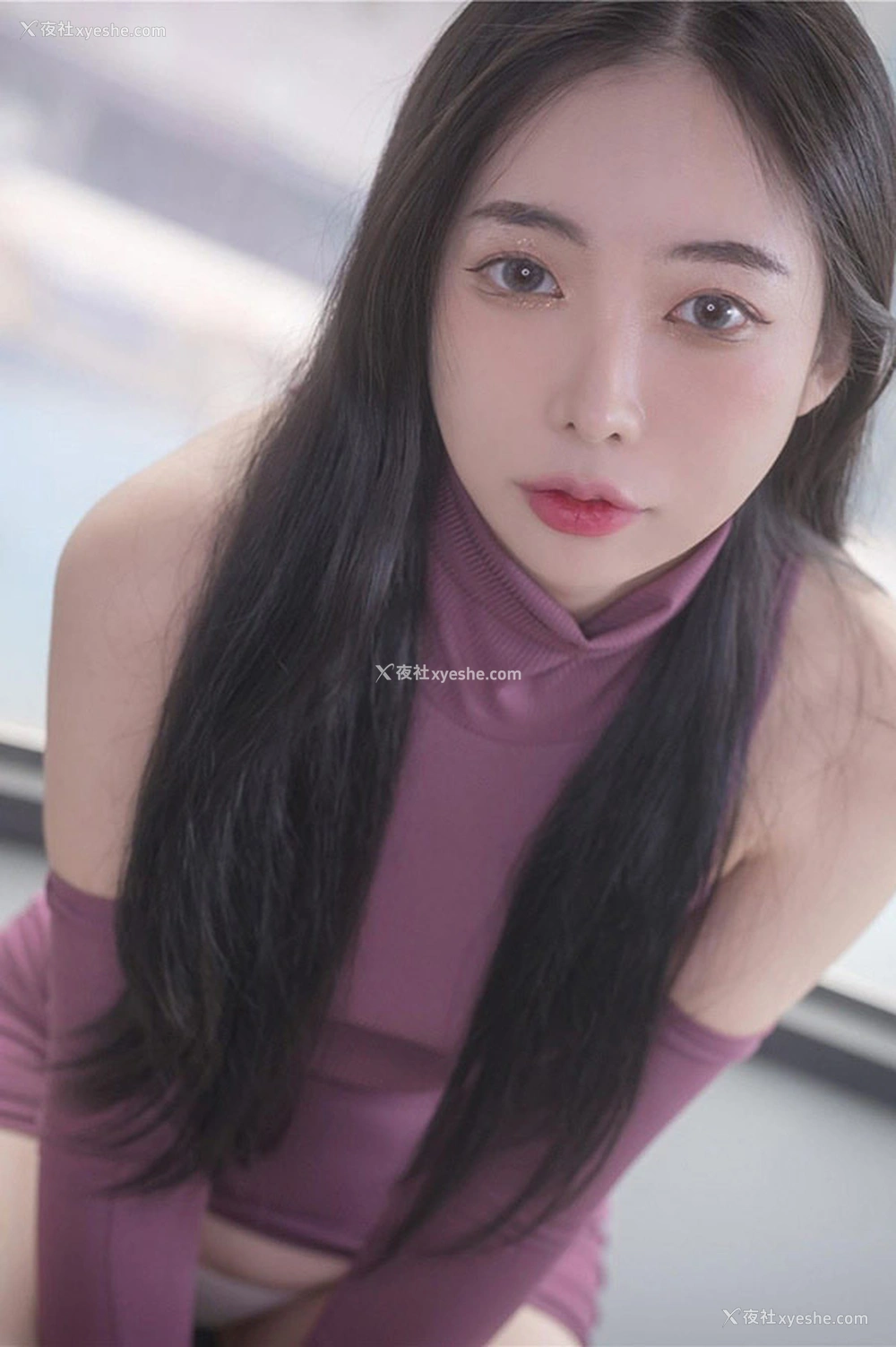 1P - 丰乳小姐姐Malrang紫罗兰紧身衣无圣光图集