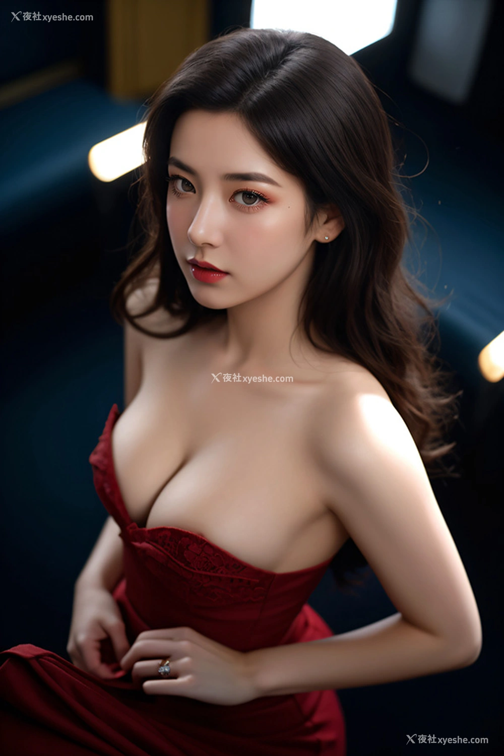1P - 极品美女自画中来AI硬科技美女真假难分4