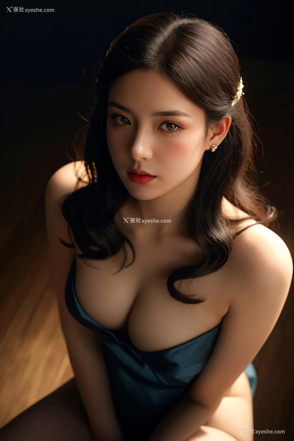 1P - 极品美女自画中来AI硬科技美女真假难分4