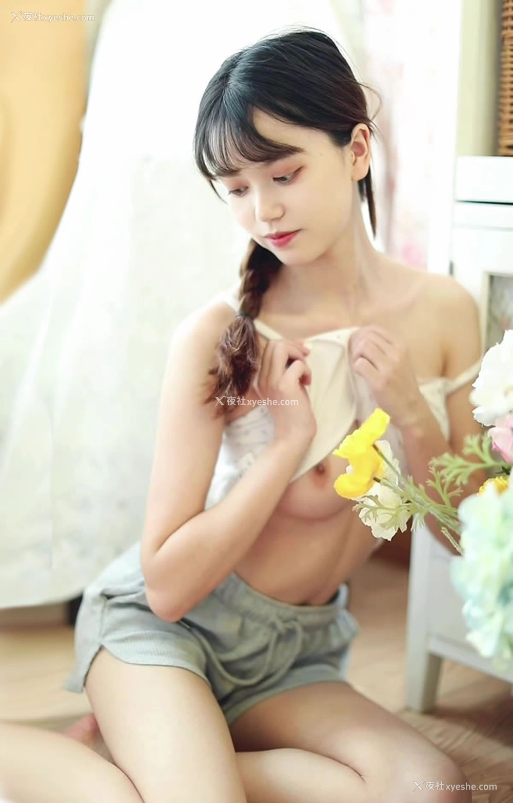 1P - 清新大眼妹子劳小白 – 校服jk唯美无圣光图集