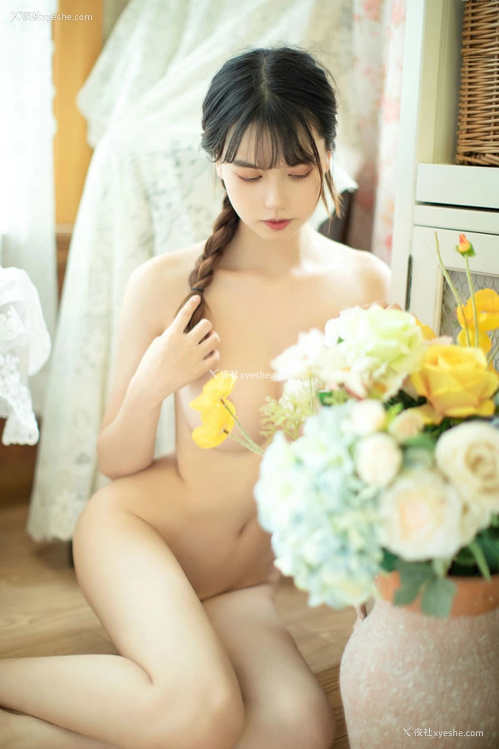 1P - 清新大眼妹子劳小白 – 校服jk唯美无圣光图集