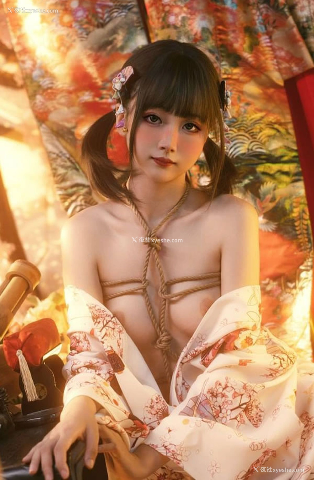 1P - 福利姬金鱼kinngyo – 和服紧缚调教