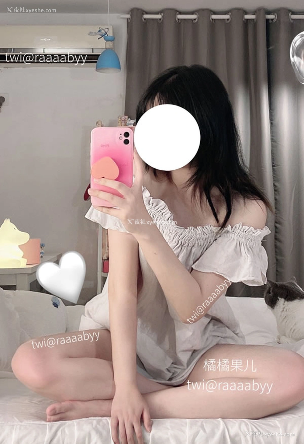 1P - 推特美女橘果@raaaabyy尺度私拍图集