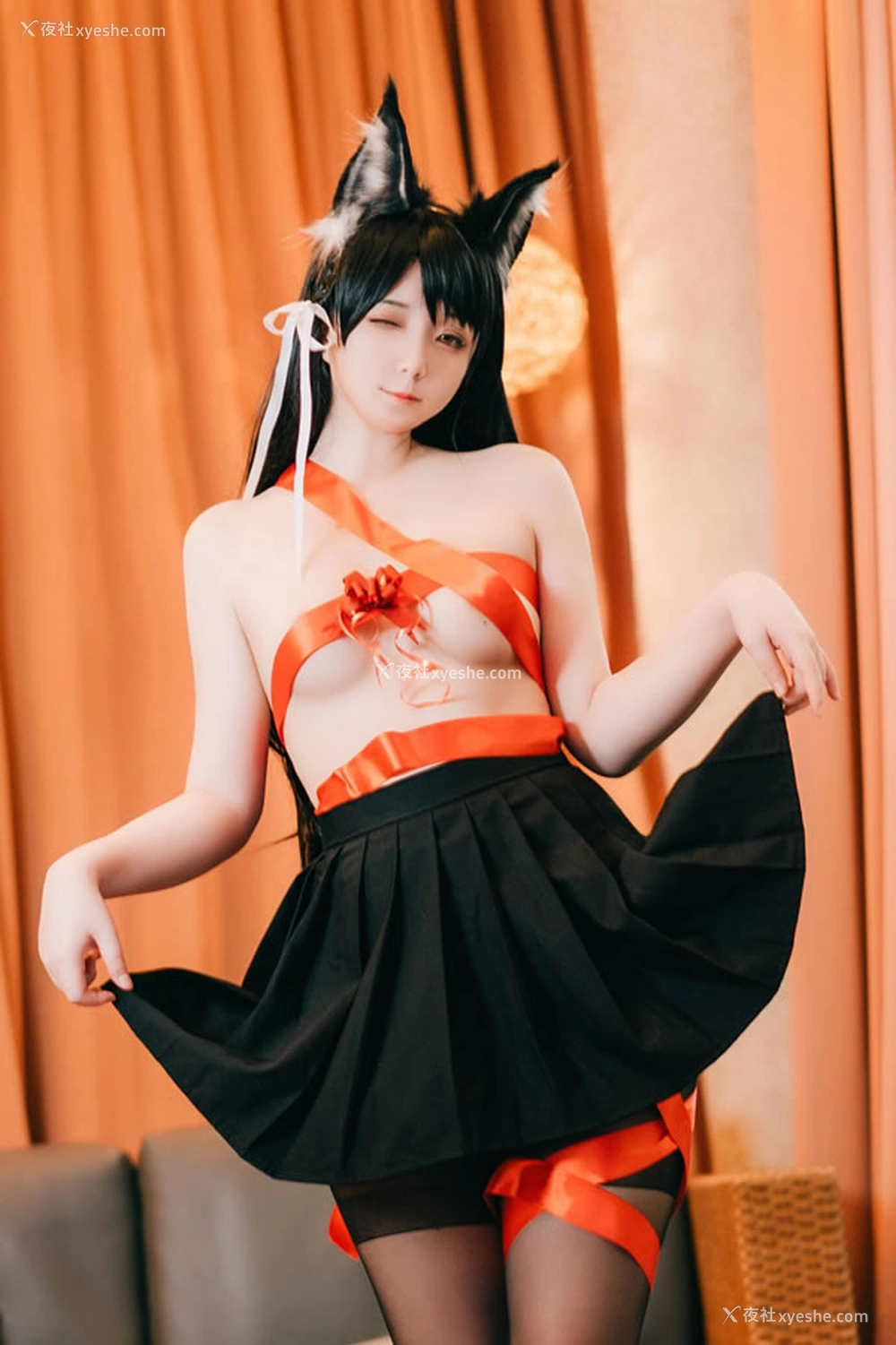 1P - 福利姬落落Raku – Love Atago无圣光图集