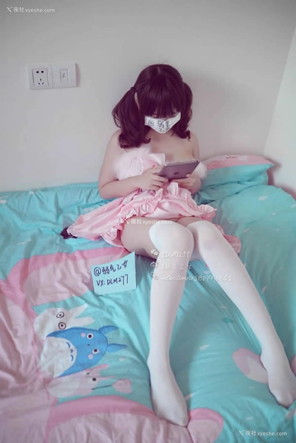 1P - 微博红人弱气乙女无圣光人体艺术套图写真5