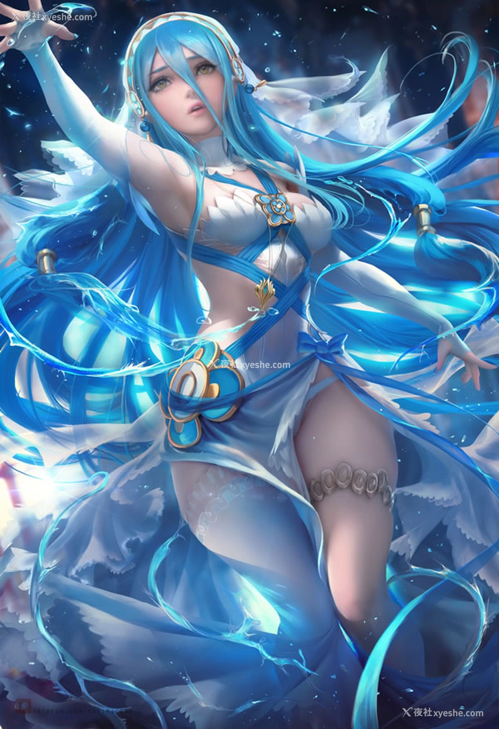 1P - 神级画师@Sakimi Chan 无圣光人体画作合集4
