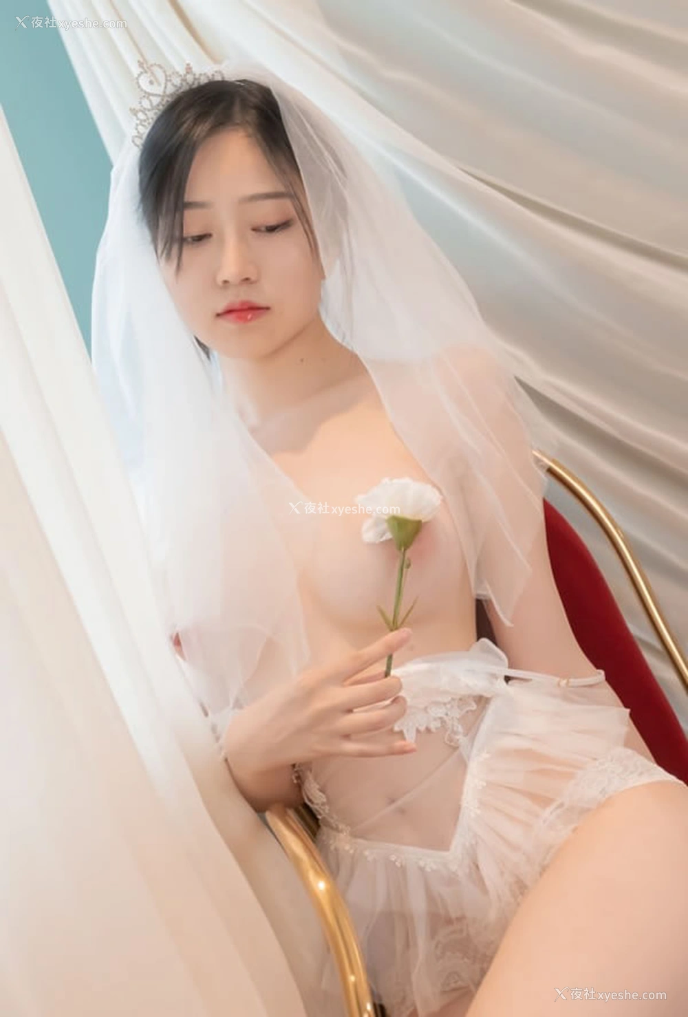 1P - 极品嫩模年年 – 婚纱无圣光唯美图集